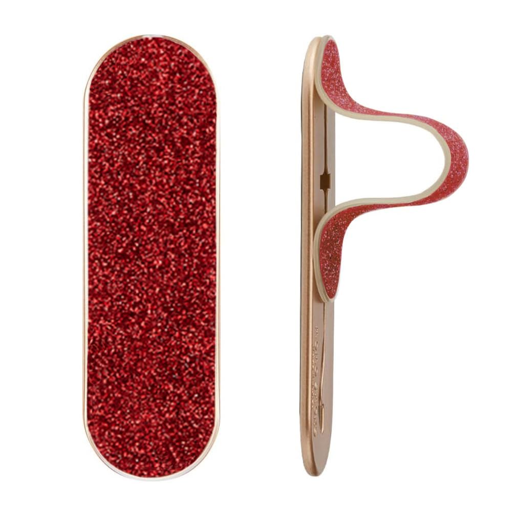 Momostick Flatstick, Cell Phone Finger Grip Strap Holder For Hand, Cell Phone Stand, New Slim Finger Loop Selfie Grip Compatible