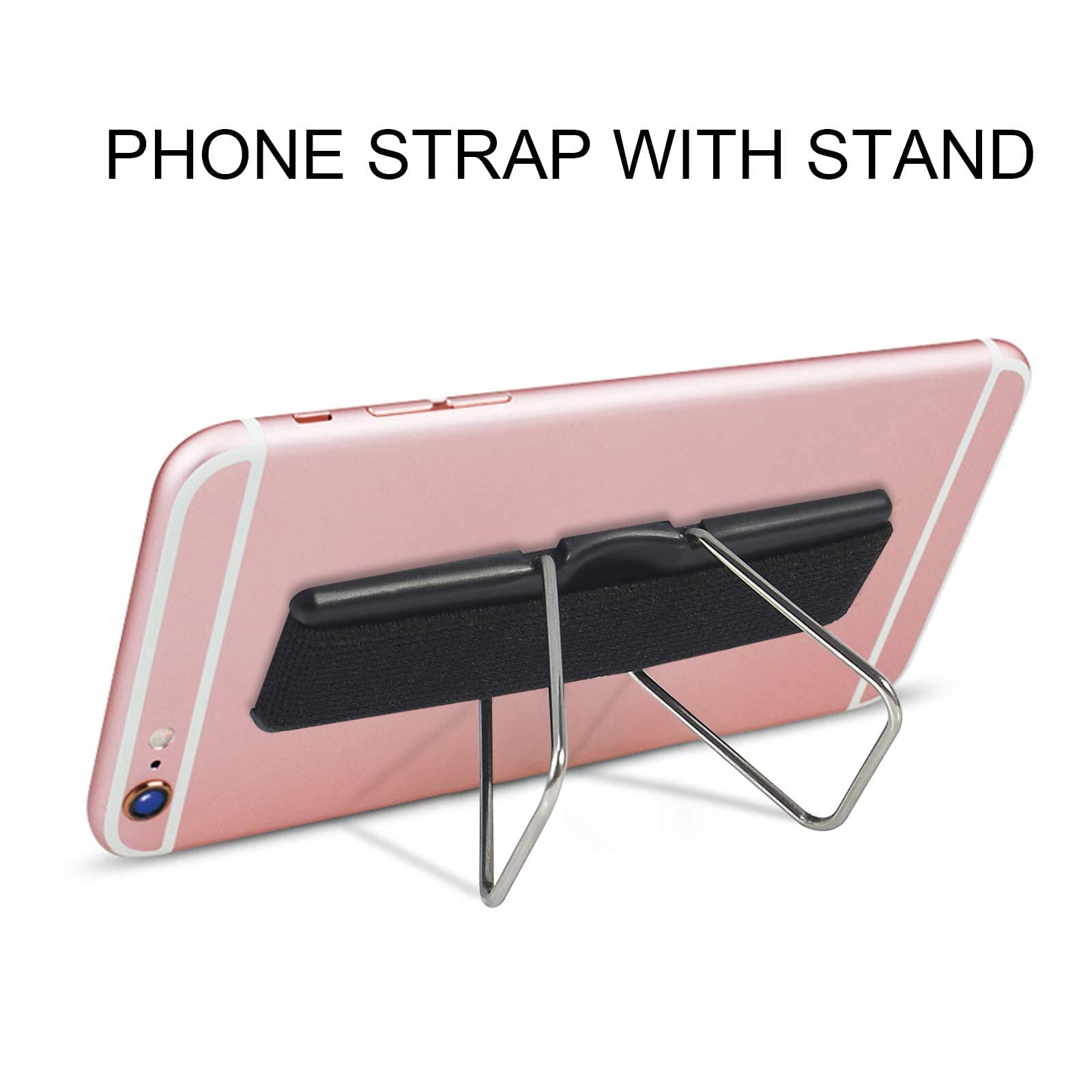 Cell Phone Holder For Hand, Cisid Phone Finger Holder Loop Strap Grip With Stand For Phone Suitable For Iphone Samsung And Most