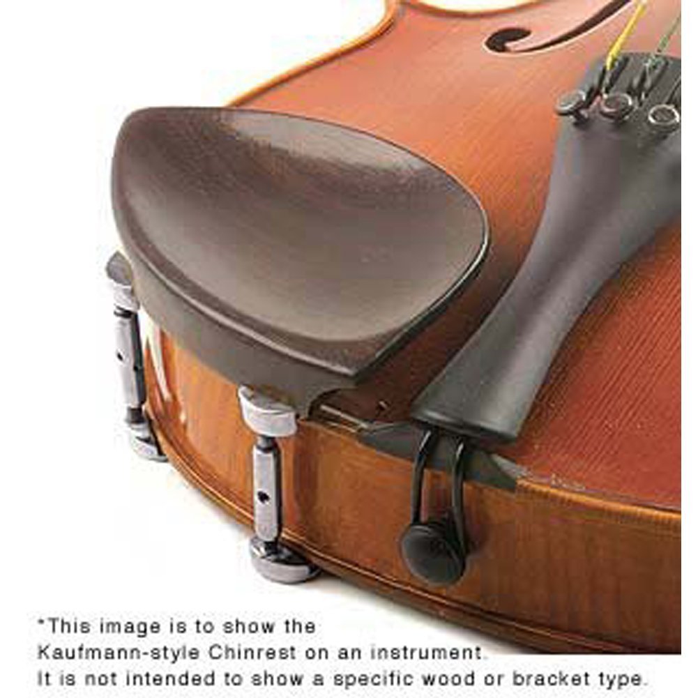 Guarneri 4/4 Violin Chinrest - Ebony With Standard Bracket (Original Version)