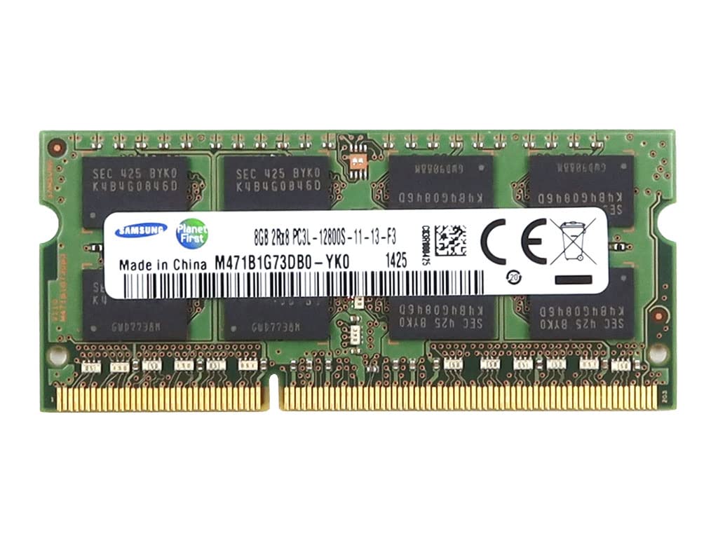 Samsung 8Gb Pc3L 12800S Ddr3 1600 2Rx8 Non Ecc Sodimm Memory M471B1G73Db0 Yk0