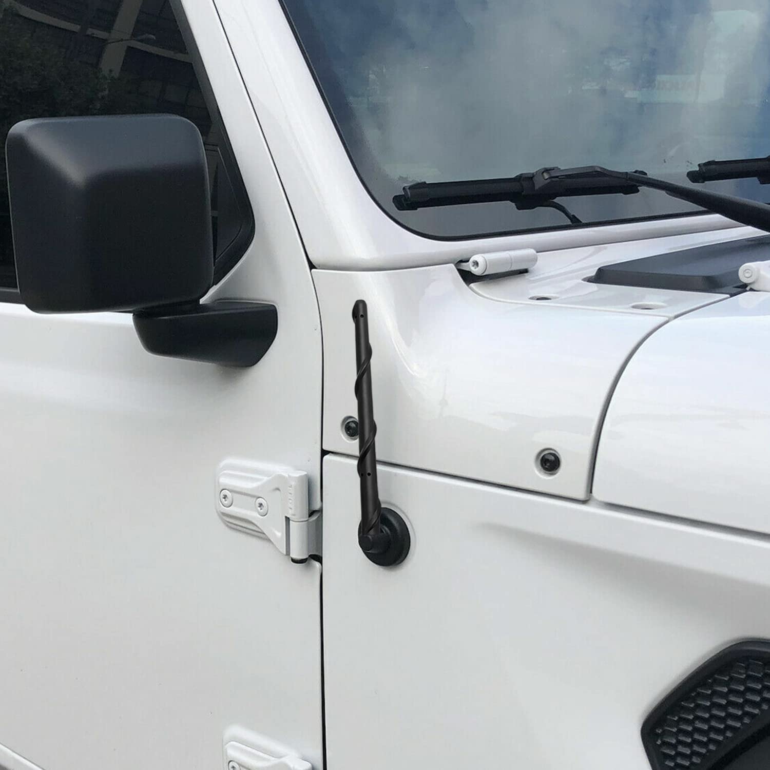Short Antenna Compatible With Jeep Wrangler Accessories Jk Jl Unlimited Gladiator Accessories Jt, 7 Inch For Jeep Jku Jlu Sahara