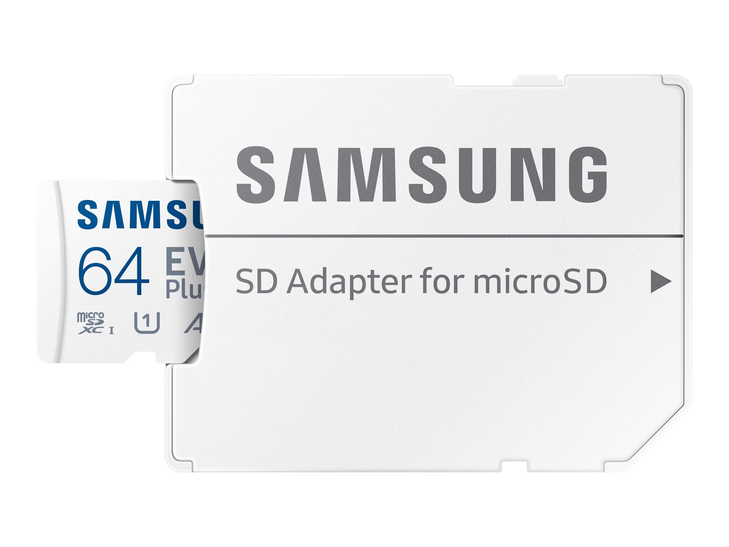 Samsung Evo Plus 64Gb Microsd Xc Class 10 Uhs-1 Mobile Memory Card For Samsung Galaxy J3 J1 Nxt Ace A9 A7 A5 A3 Tab A 7.0 E 8.0