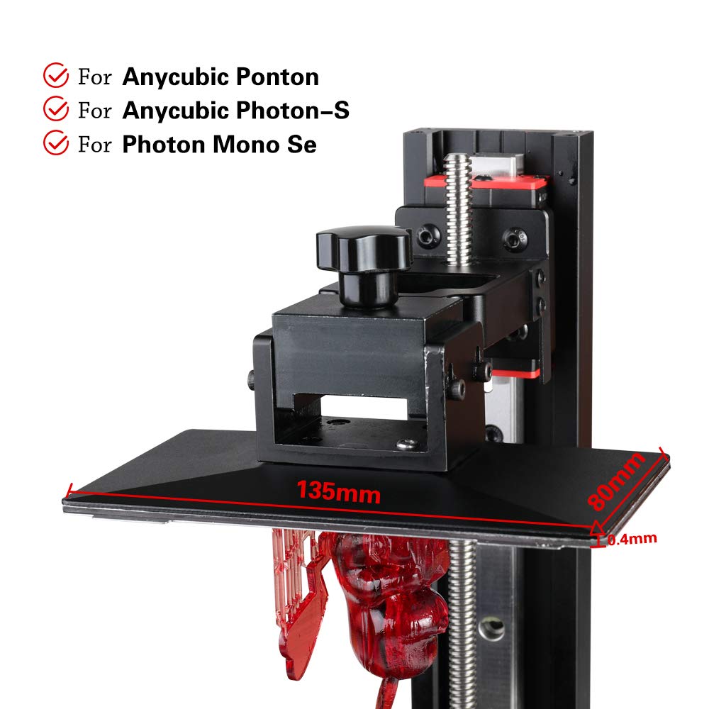 Sovol 3D Upgraded Platform 2 Pack, Resin Magnetic Flexible Steel Plate Flex Bed Fits For Anycubic Photon/Photon S/Photon Mono/Ph