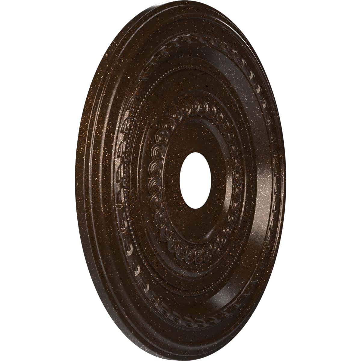 Ekena Millwork Cmp22Coamb Cole Thermoformed Pvc Ceiling Medallion (Fits Canopies Up To 6), 22Od X 3 1/2Id X 1P, Textured Metalli