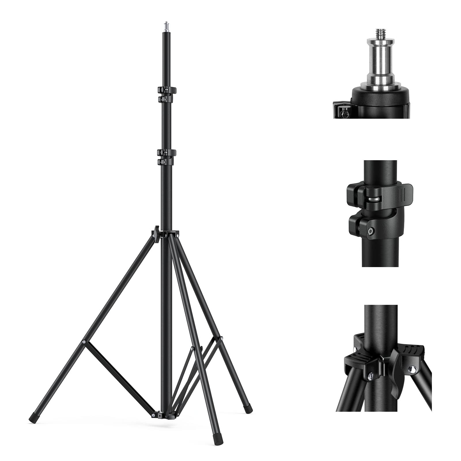 Smallrig Photography Light Stand 110''/9.2Ft/280Cm, Air Cushioned Aluminum Photo Video Tripod Stand With 1/4'' Screw For Softbox