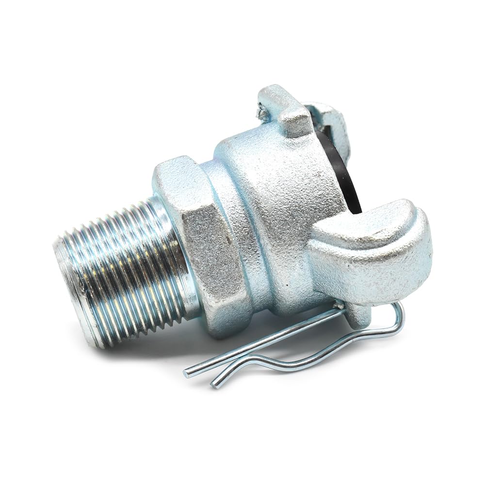 Interstate Pneumatics Cu 851 3/4 Inch Male Npt Straight Through Jack Hammer Coupler Pack Of 2