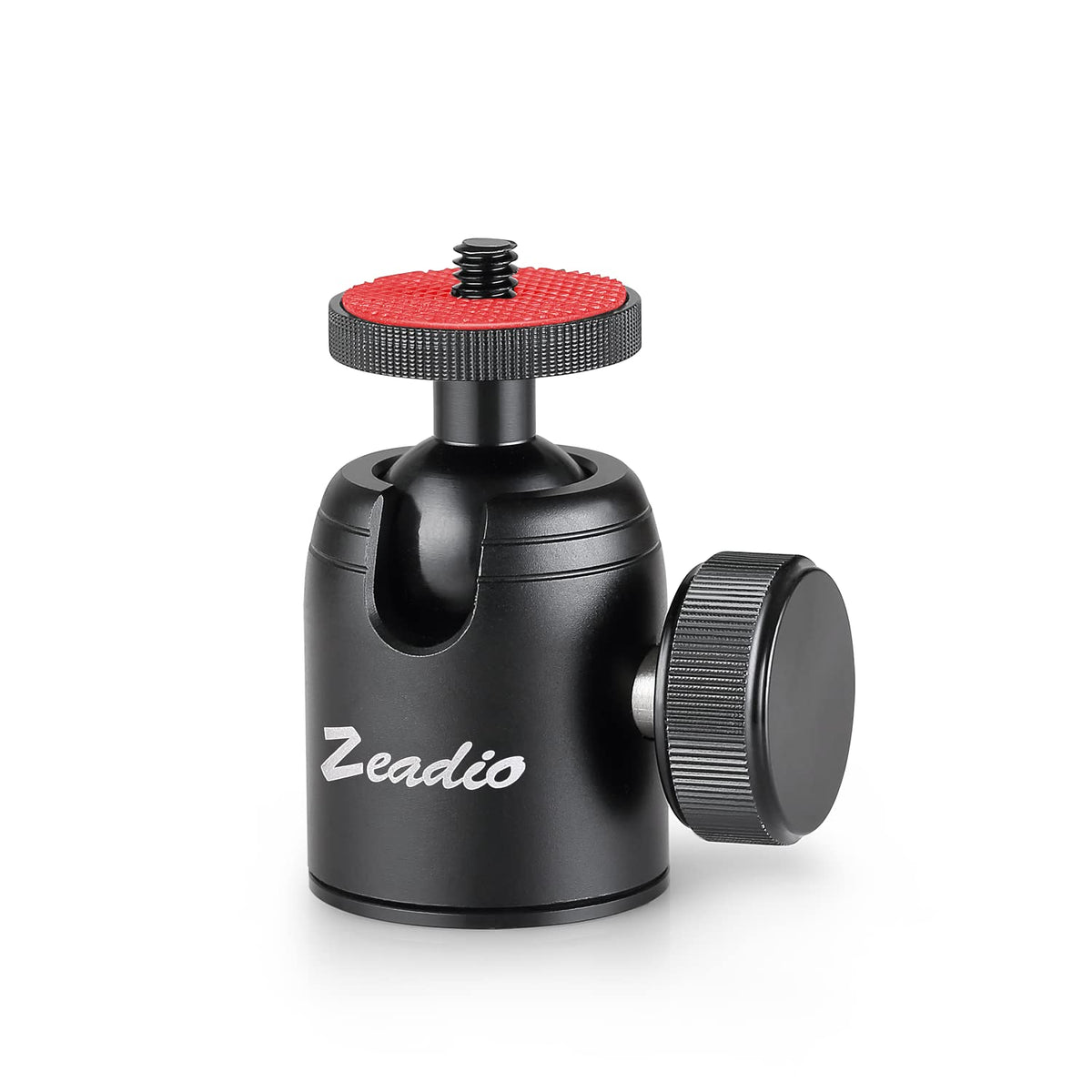 Zeadio Tripod Mini Ball Head, With 1/4'' 3/8' Screw Ball Head Tripod Mount For Cameras, Dslr, Monopod, Slider, Tripod, Camcorder Etc