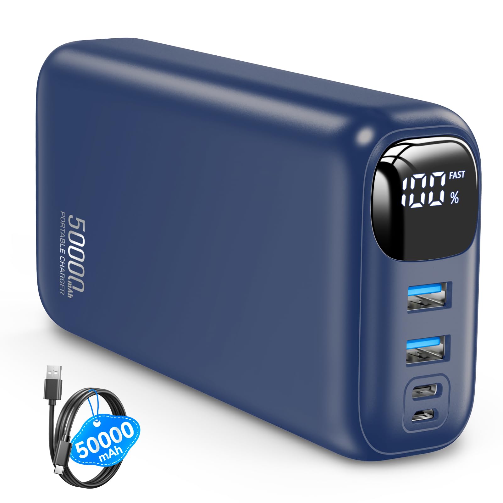 OHOVIV Portable Charger Power Bank 50000mAh,PD 22.5W Battery Pack