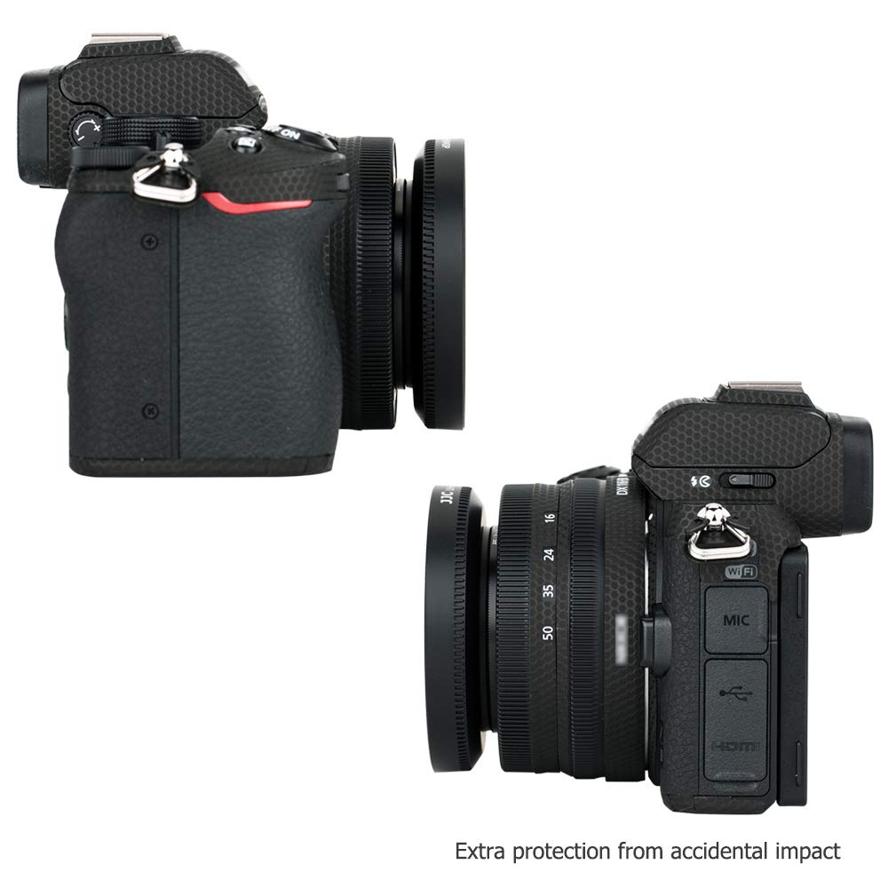 Screw In Lens Hood Shade For Nikon Nikkor Z Dx 16 50Mm F/3.5 6.3 Vr Lens On Nikon Z50 Zfc Z Fc Replace Nikon Hn 40 Lens Hood