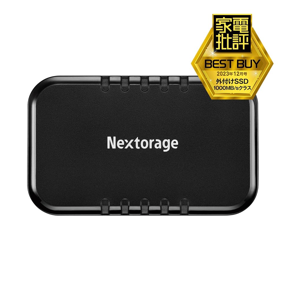 Nextorage Japan 1Tb Usb3.2 Gen2 Poratable Ssd Nx P2Se Sereis Type C Compact And Fast Speed (Max Read 1000Mb/S)