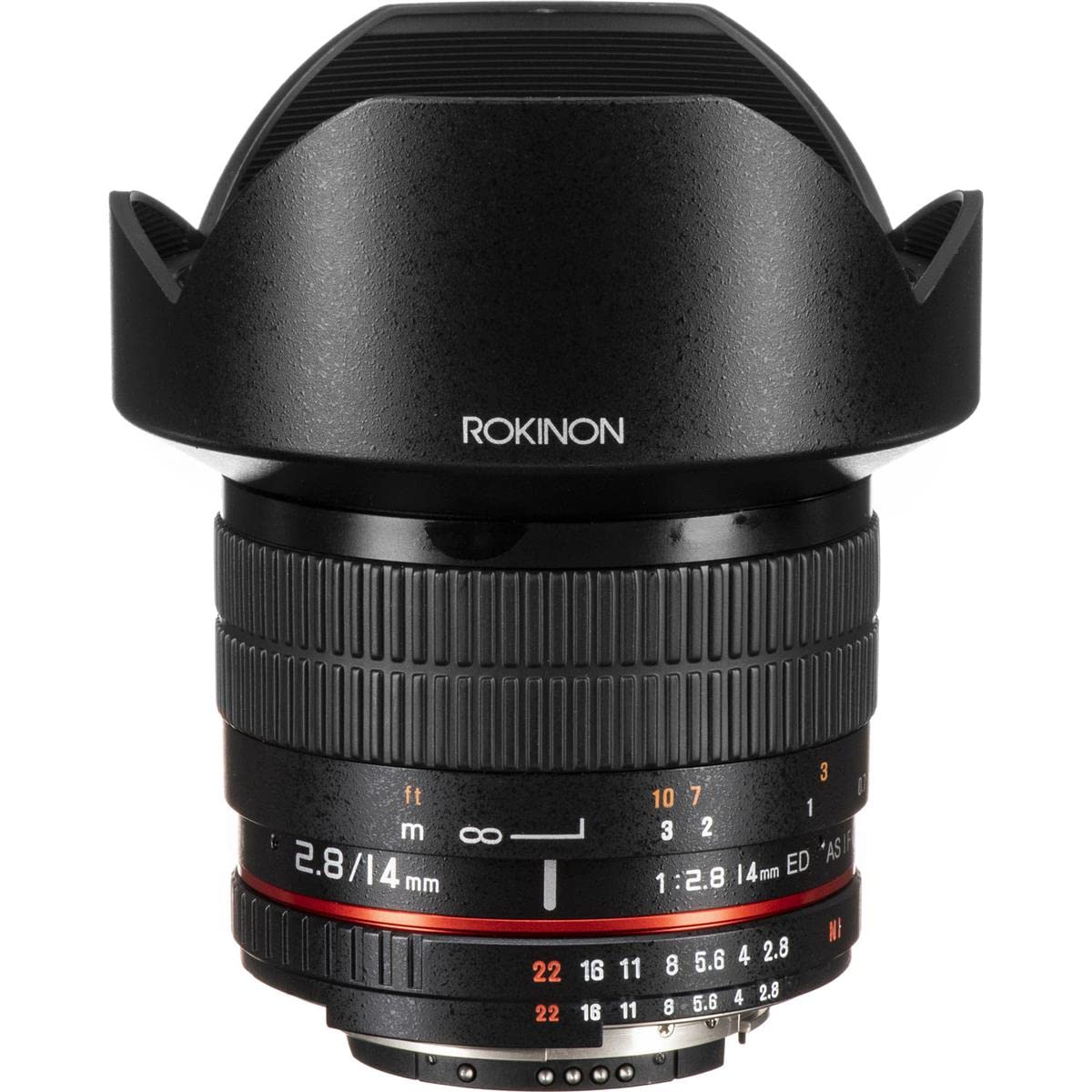 Rokinon 14mm f/2.8 IF ED Super Lens with Automatic Chip for Nikon F