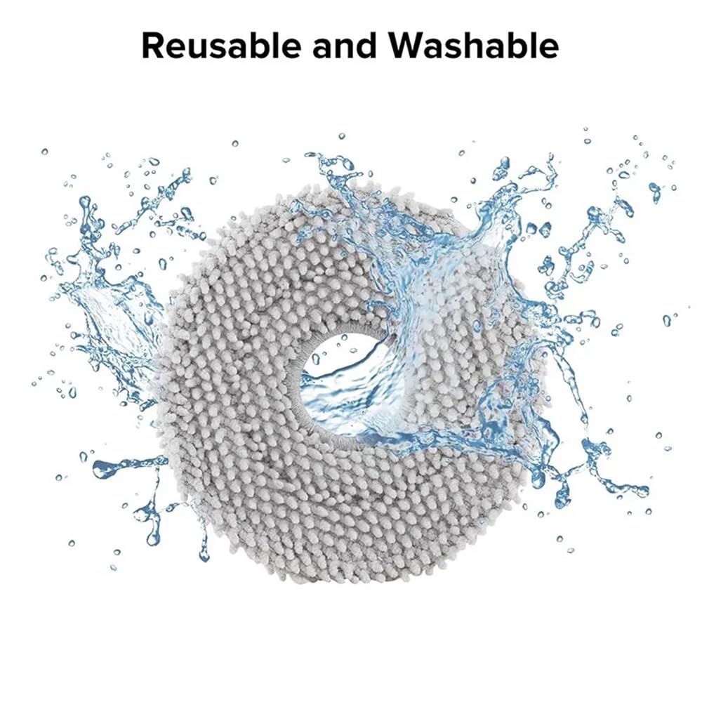 10Pcs Mop Pads For Ecovacs Deebot X1 Omni/X1 Turbo/T20 Omni/T10 Omni/X2 Omni/T30S/N30 Pro Omni/N30 Omni/T30S Ai/T30S Pro/T30S Ca