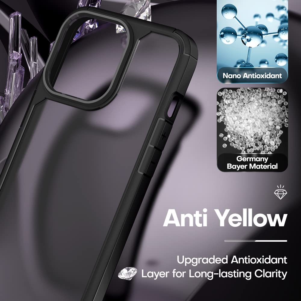 Tauri For Iphone 13 Pro Max Case, [Not Yellowing] [Military Grade Drop Protection] Shockproof Phone Lanyard Case For Iphone 13 P
