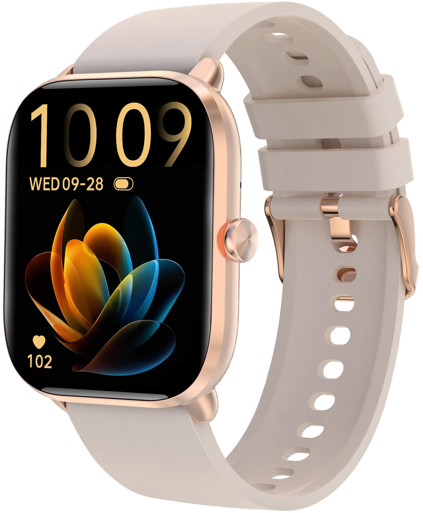 BRIBEJAT Smart Watch for Women Men(Answer/Make Call), HD 1.95 Zinc Alloy Case Smartwatch, Waterproof Fitness Tracker Pedometer