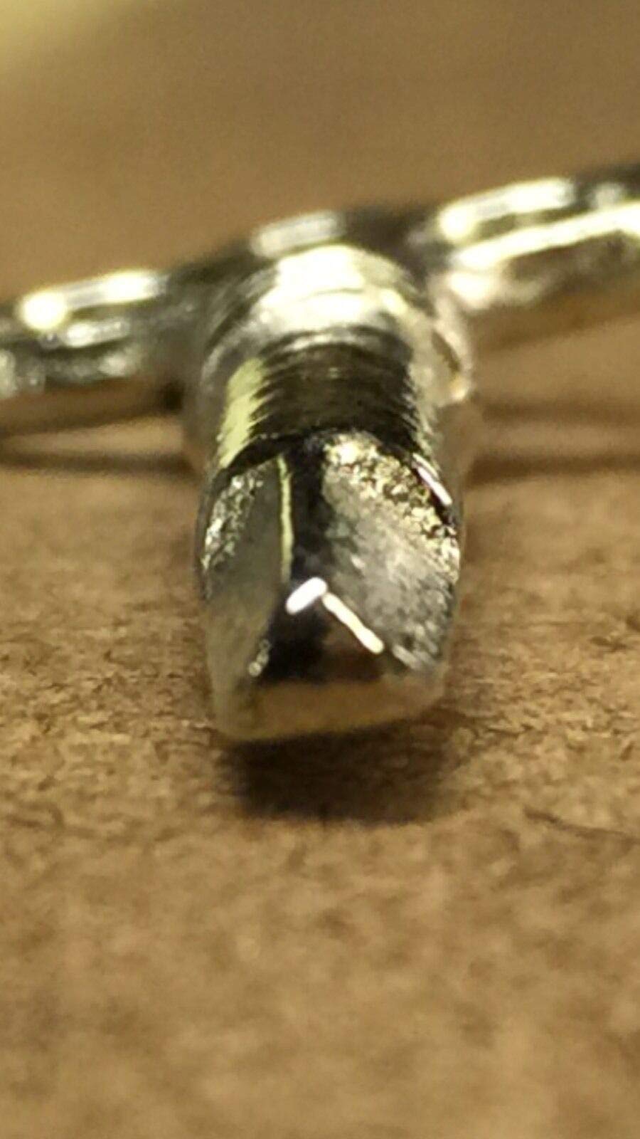 Pair Of Triangle Tip Lock Keys For Upright Vertical Piano