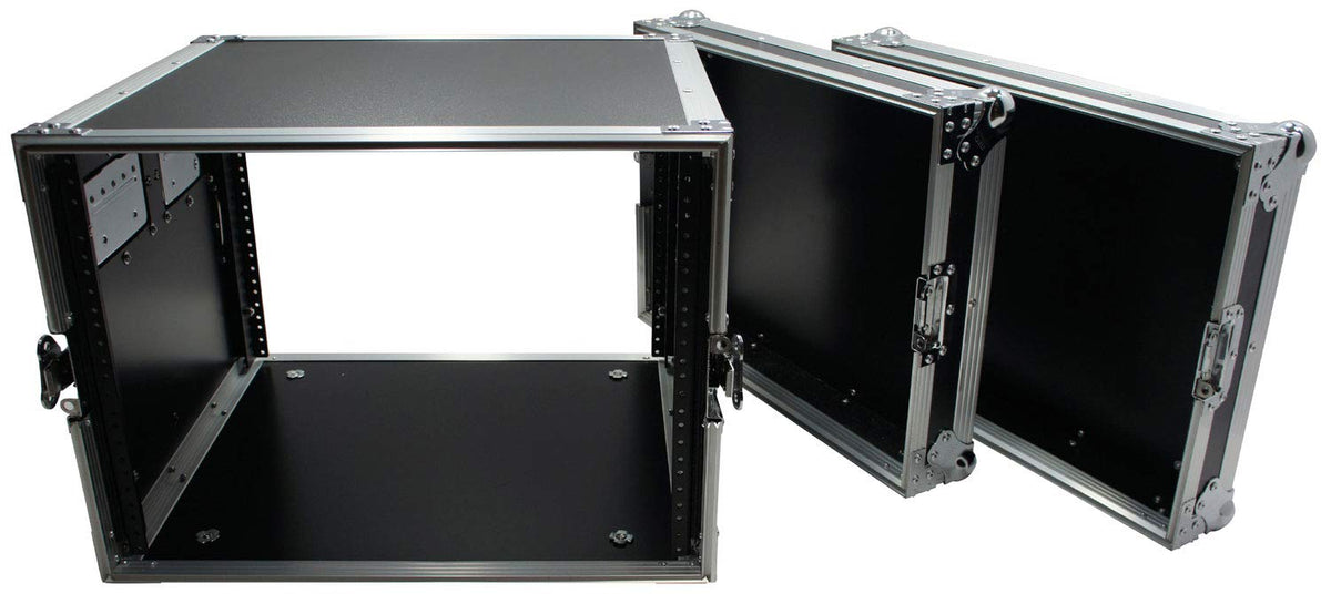 Harmony Cases Hc8Uad Dj Flight Amp 8U Rack Space Road Travel Amplifier Case