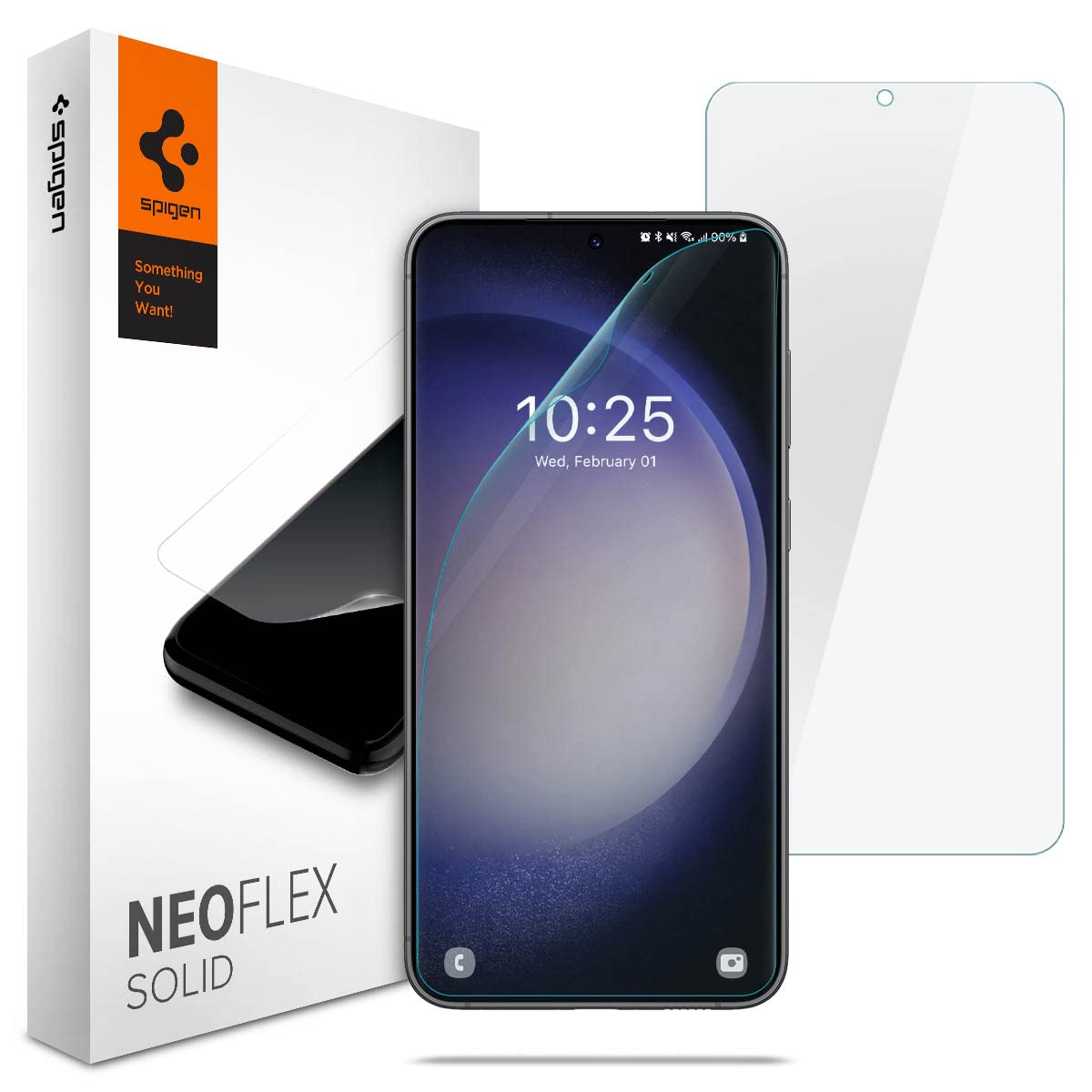 Spigen Neoflex Solid Screen Protector Designed For Galaxy S23 Plus (2023) 2 Pack]   Case Friendly