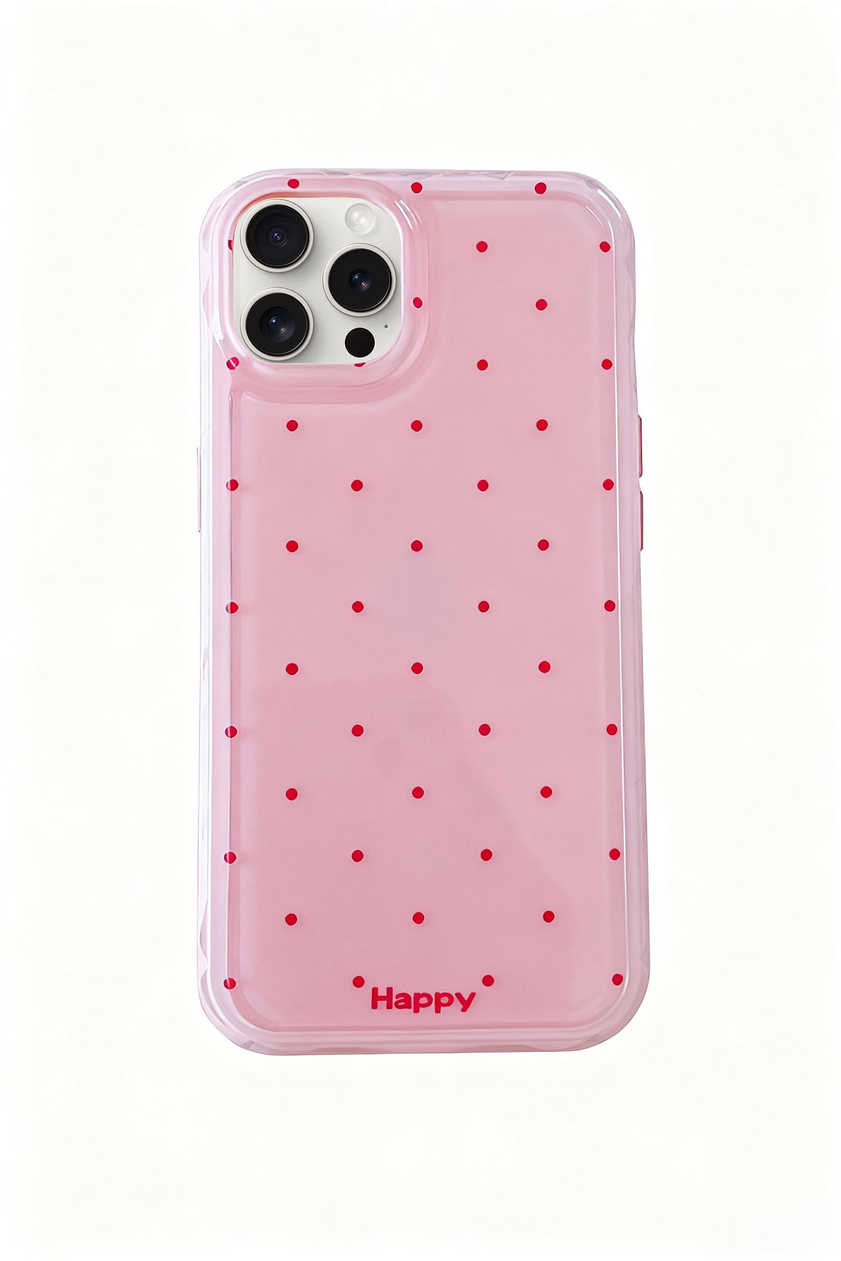 Dwginnt for iPhone 12 Pro Max/13 Pro Max Cute Polka Dot Phone Case Soft TPU Slim Durable Protective Aesthetics Design Cover for 