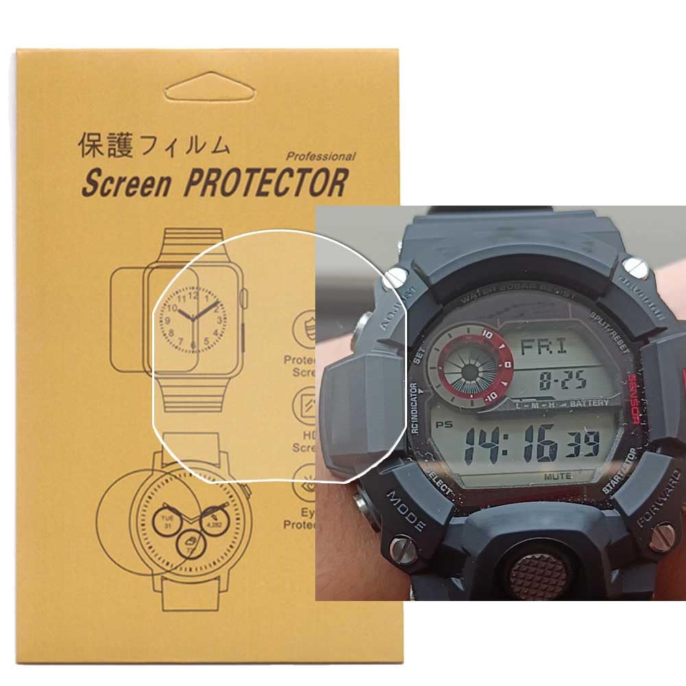 Vrwox 3 Pcs Tpu Watch Screen Protector Full Coverage Hd Clear Anti Bubble And Anti Scratch Anti Scratch High Definition For(Gw 9