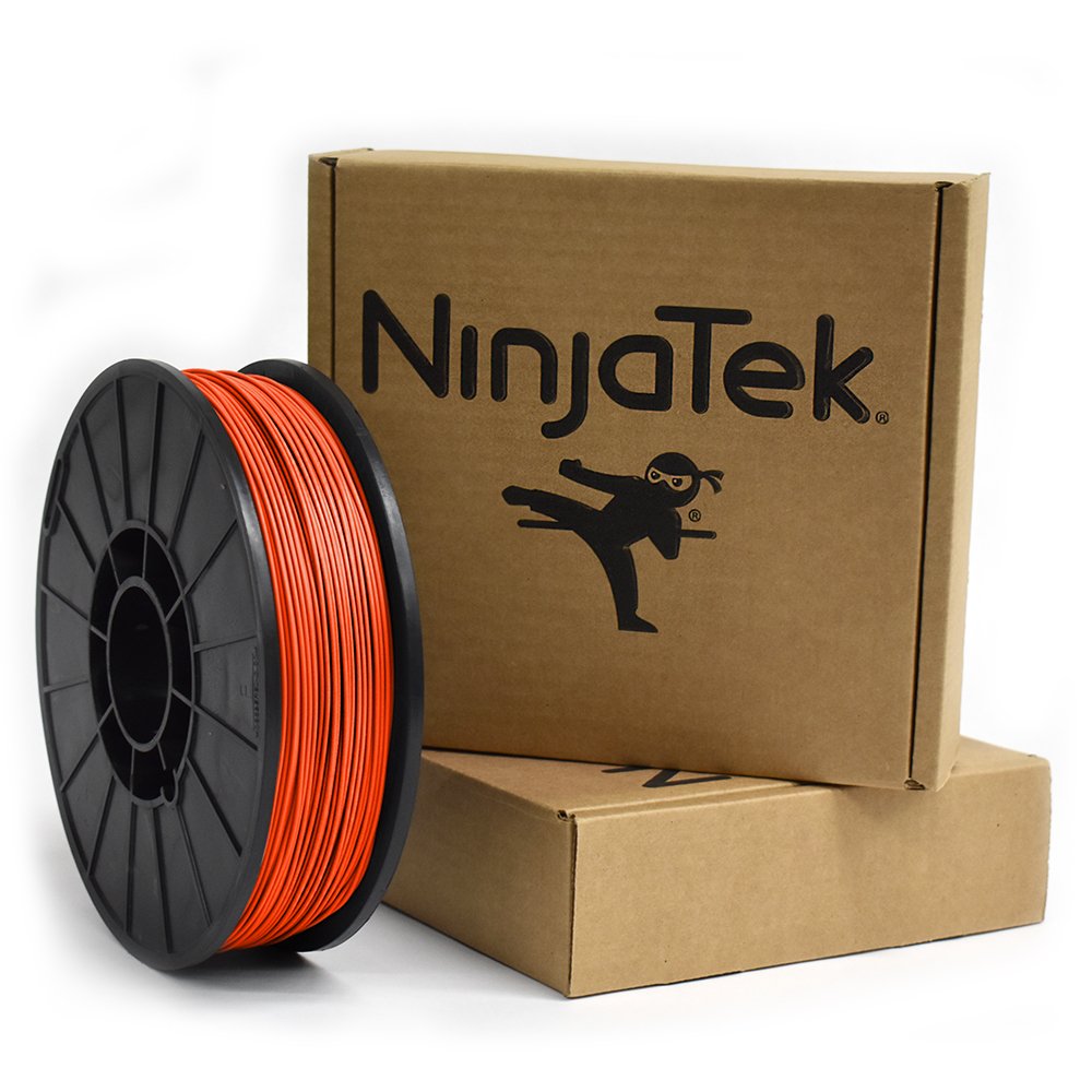 Ninjatek   3Dch0517510 3Dch05117510 Cheetah Tpu Filament, 1.75Mm, Tpe, 1Kg, Lava (Orange) (Pack Of 1)
