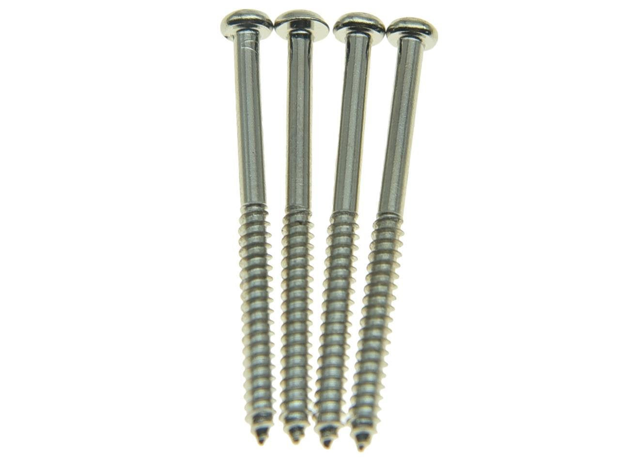 Dopro 50Pcs Bass Guitar Pickup Mounting Screws Pickup Springs For Precision P Bass Or J Bass Or P90 Soap Bar Pickups Nickel