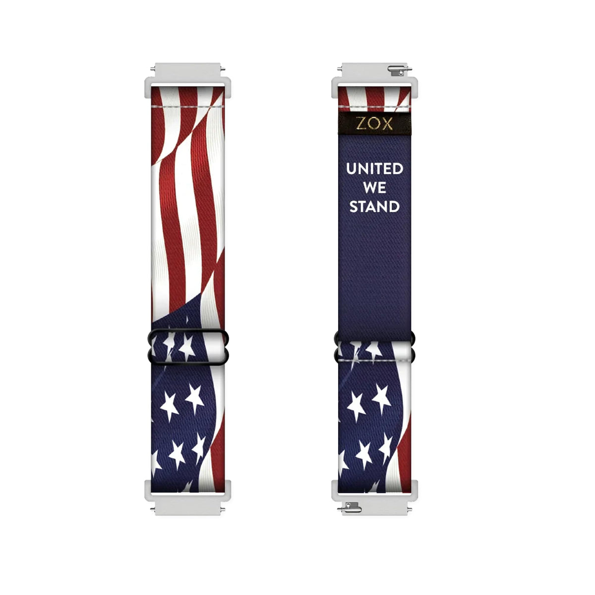 Zox Android Smart Watch Band - United We Stand | Soft, Adjustable Elastic Band With Motivational Affirmations And Beautiful Artw
