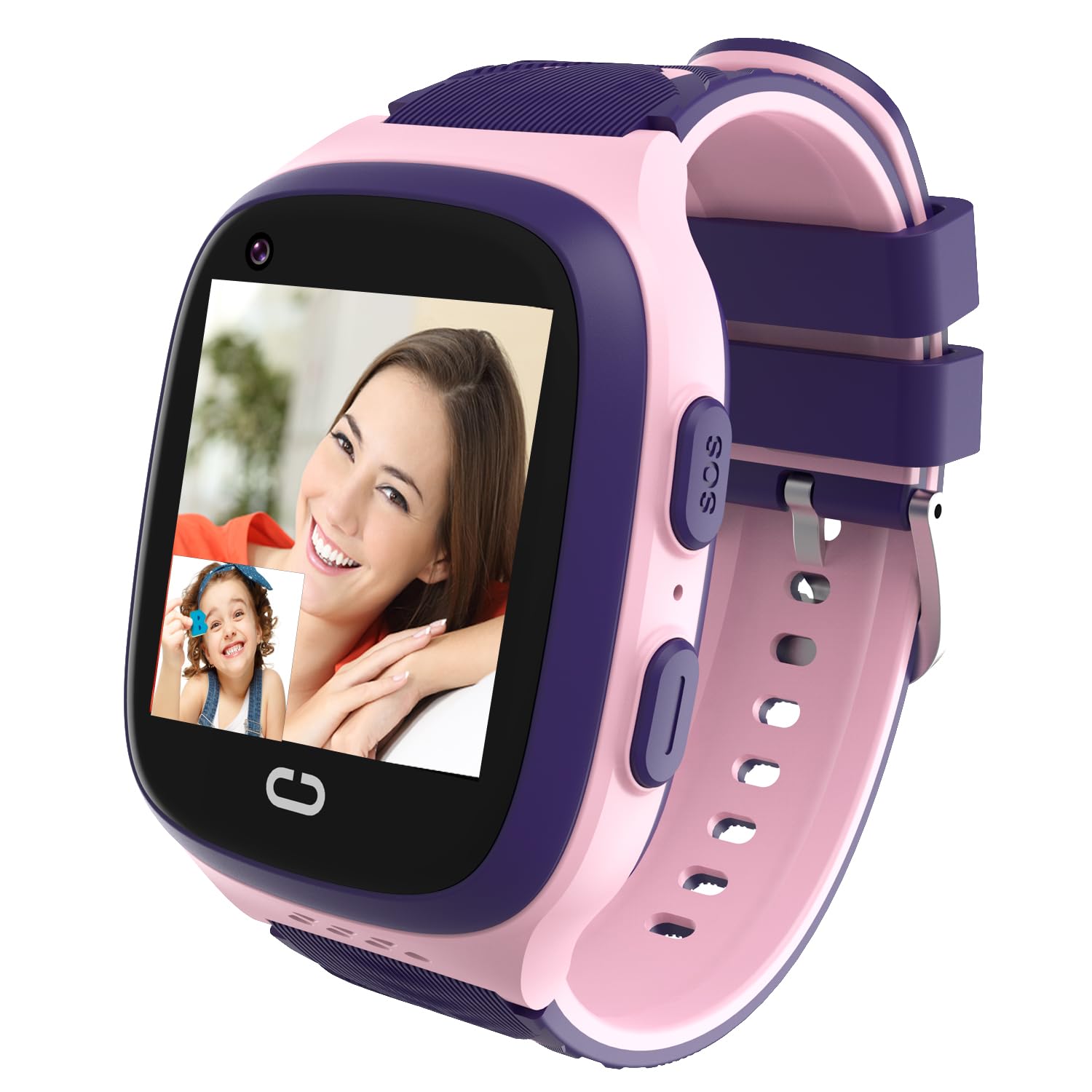 4G Kids Smart Watch Gps Tracker - Smartwatch With Two Way Call Video Calling 7 Puzzle Games Voice Chat Sos School Mode Pedometer