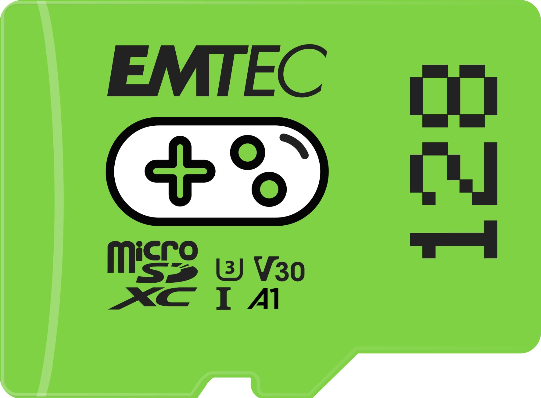 Emtec Gaming Micro Sd Card, Microsdxc Memory Card For Nintendo Switch, Wyze, Gopro, Dash Cam, Security Camera, 4K Video Recording, Uhs I A1 U3 V30 C10, Up To 100Mb/S (128, Gb)