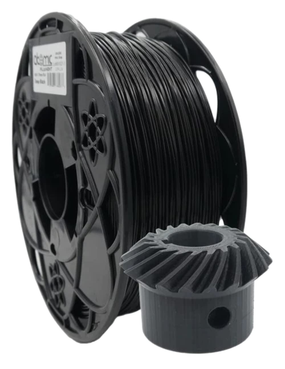 Atomic Filament Black 3D Printer Pla Filament 1.75 Mm | Dimensional Accuracy 99% Probability +/  0.02Mm | 3D Printer Accessories