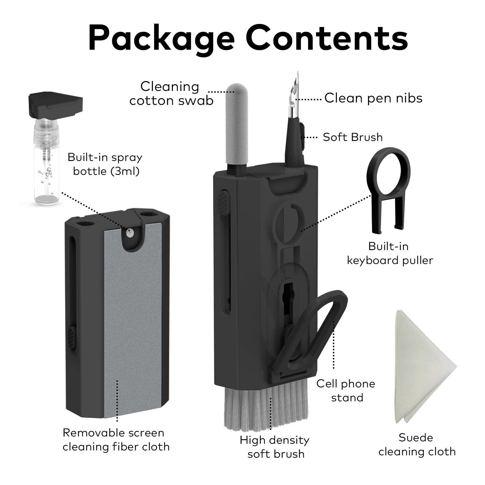 8 In 1 Electronic Cleaning Kit   Keyboard Cleaner, Keyboard Cleaning Kit, Laptop Cleaner, Laptop Cleaning Kit, Electronic Cleane