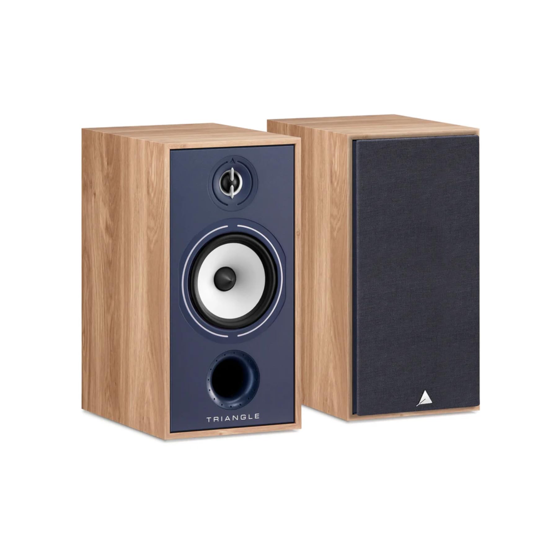triangle Borea BR04 Bookshelf Speakers Pair - High Fidelity - 2-Way - 25mm EFS Silk Dome Tweeter with Waveguide (Blue)