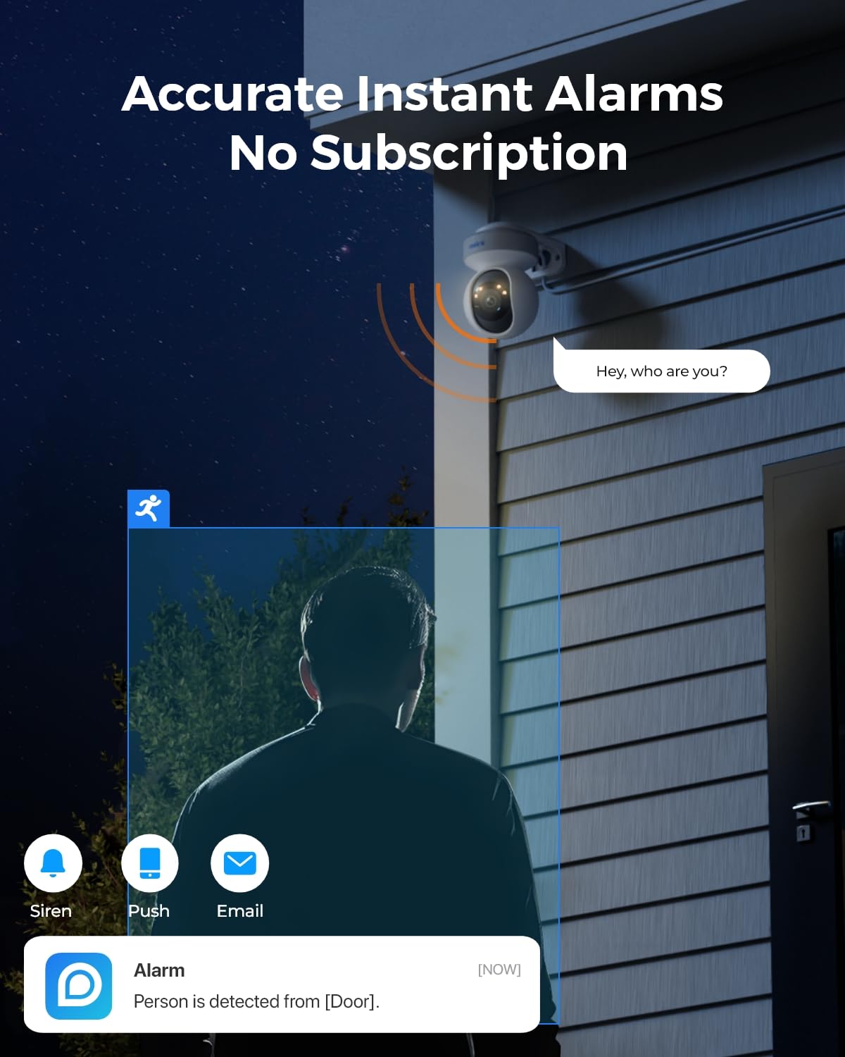 Reolink 4K Security Camera System With Pt Auto-Tracking, 355Pan 50Tilt, 4K Poe Cameras Home Surveillance Wired Outdoor, Smart Ai