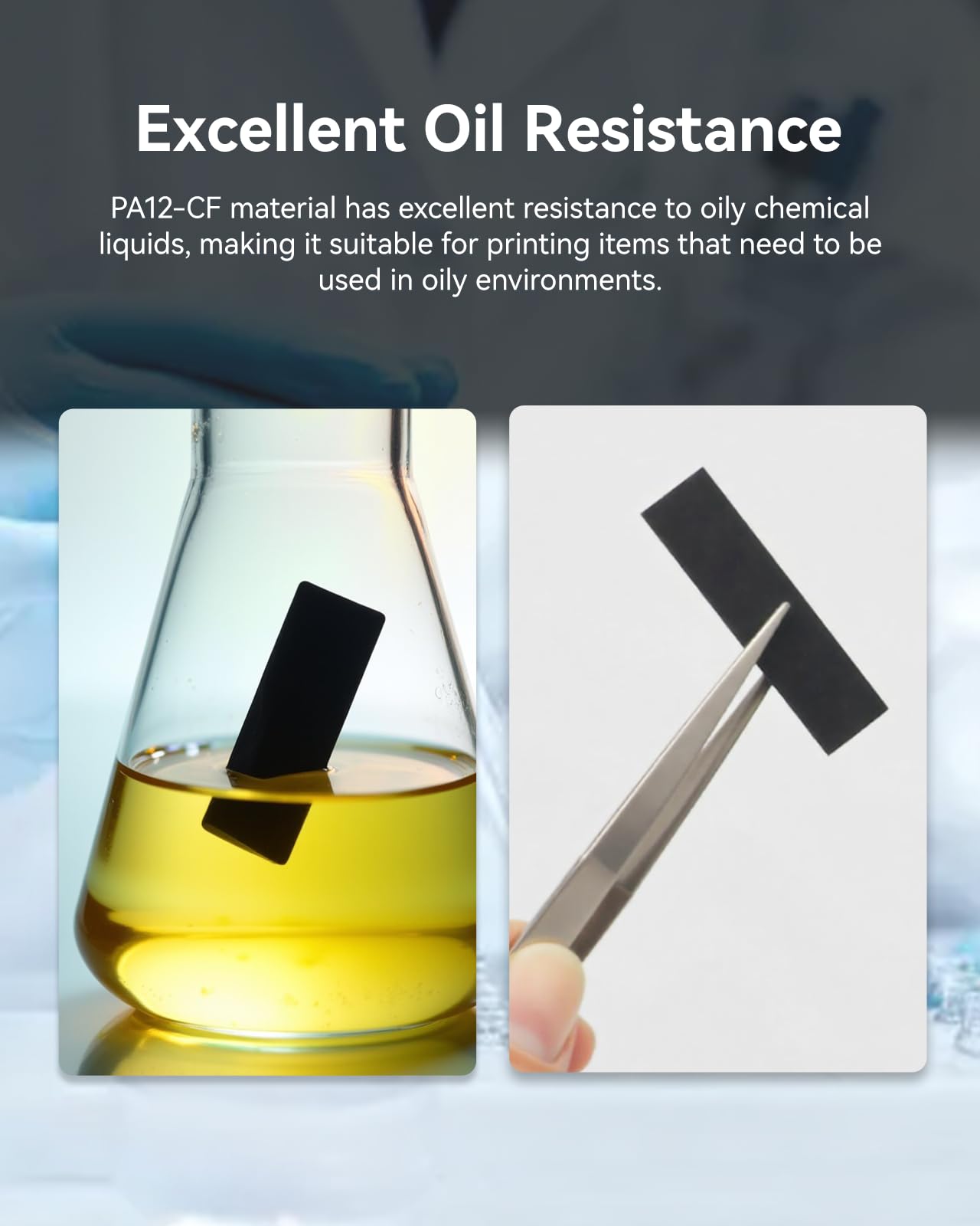 Sunlu 0.5Kg Pa12-Cf Carbon Fiber Nylon Filament 1.75Mm Black, Excellent Wear & Oil Resistance, Heat-Resistant,Low Moisture Absor