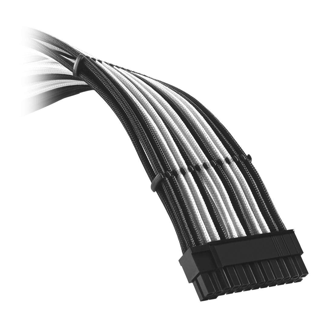 Cablemod Rt Series Classic Modflex Sleeved Cable Kit For Asus/Seasonic/Phanteks Revolt (Black + White)