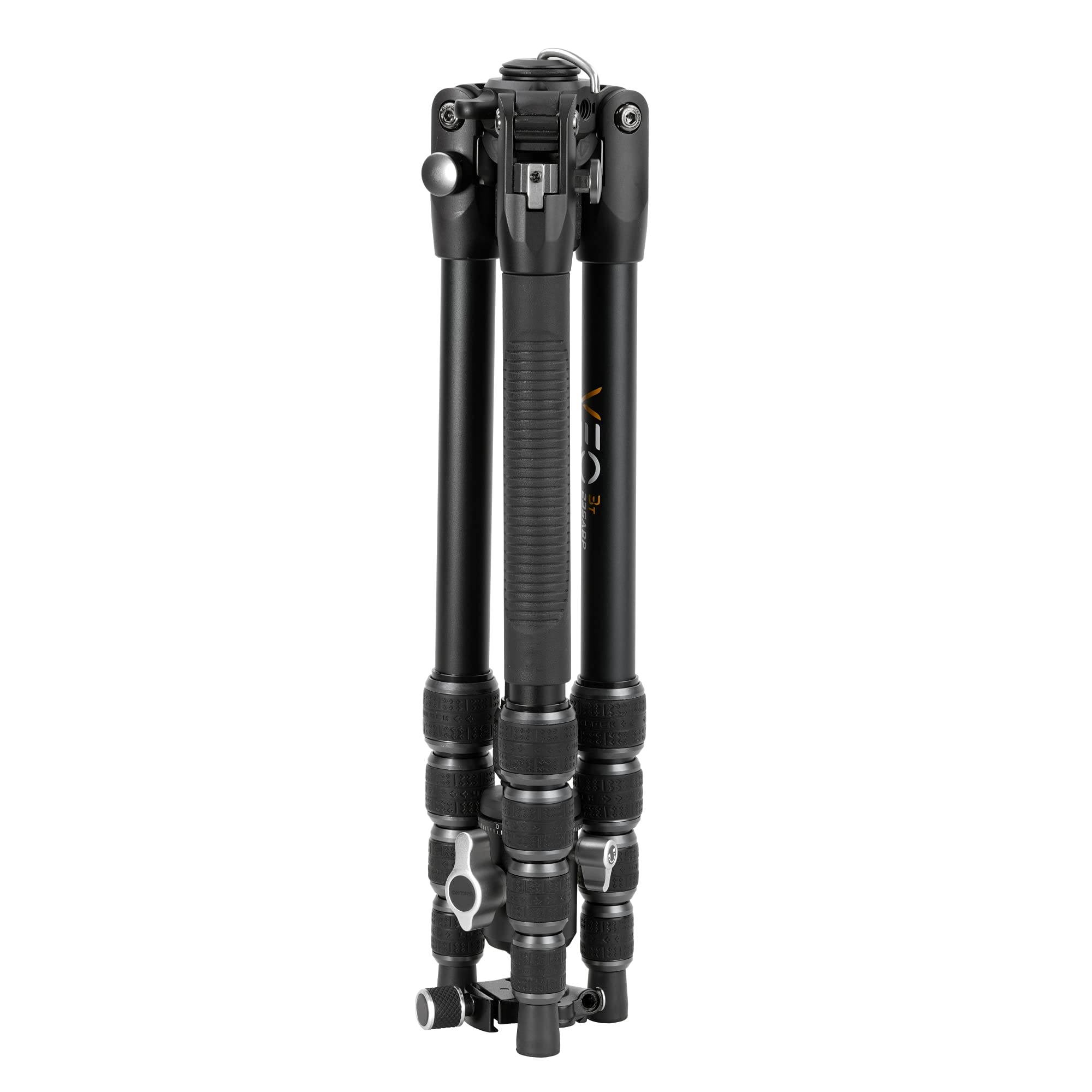 Vanguard Veo3T235Abp Aluminum Travel Tripod With Ball Head, Removeable Pan Handle, And Quick Shoe With Built In Smartphone Holder