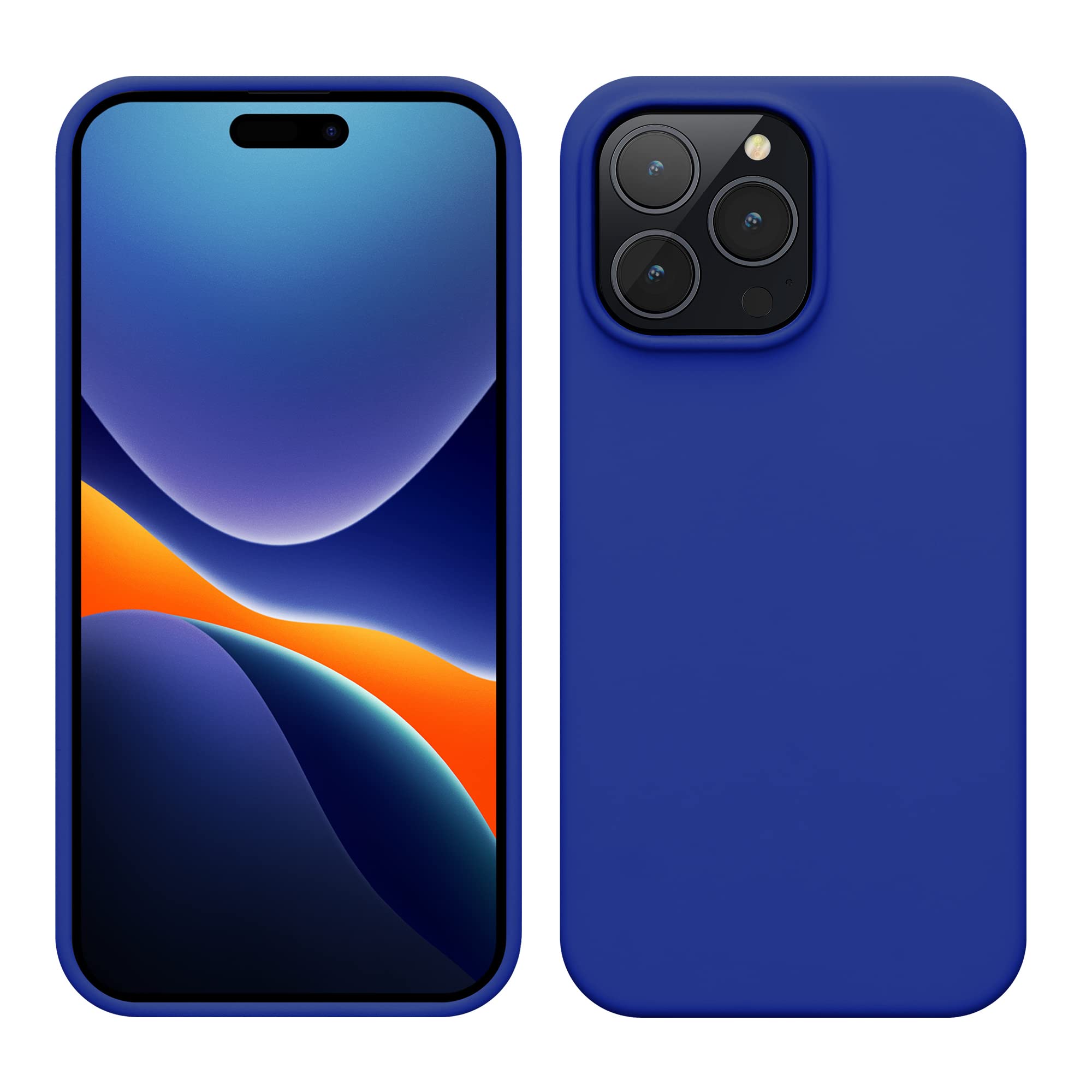 Kwmobile Case For Iphone 14 Pro Max Case   Slim Soft Tpu Silicone Cover   Works With Wireless Charging   Baltic Blue