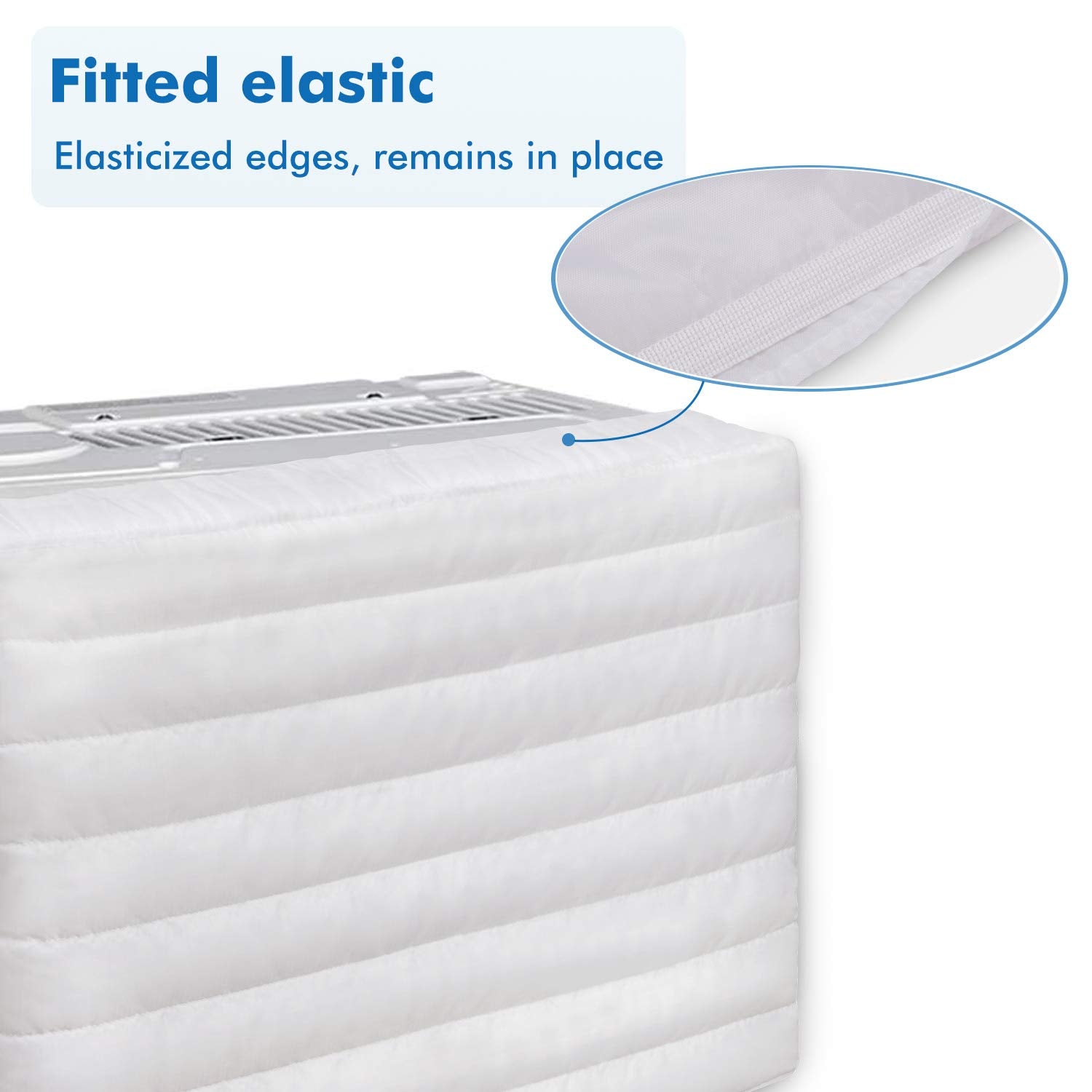 Brivic Indoor Ac Cover For Air Conditioner Cover Inside Window Unit 17 X 13 X 3 Inches(L X H X D),White