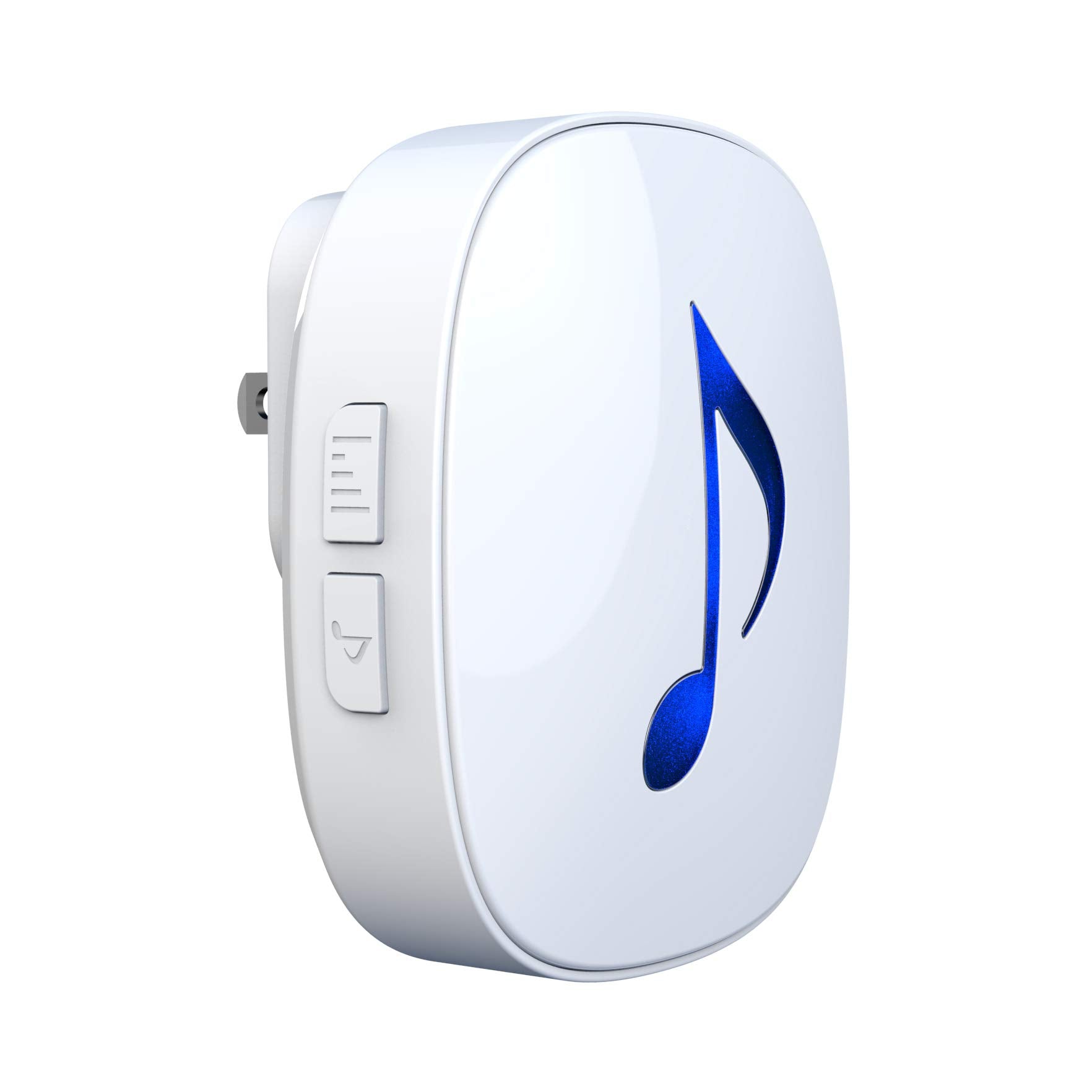 Htzsafe Wireless Door/Window Magnetic Sensor Alarm 600 Feet Long Wireless Transmission Range 35 Classic Melodies Optional,4 Volume Levels & Led Flash Home/Business Diy Burglar Alert Security System