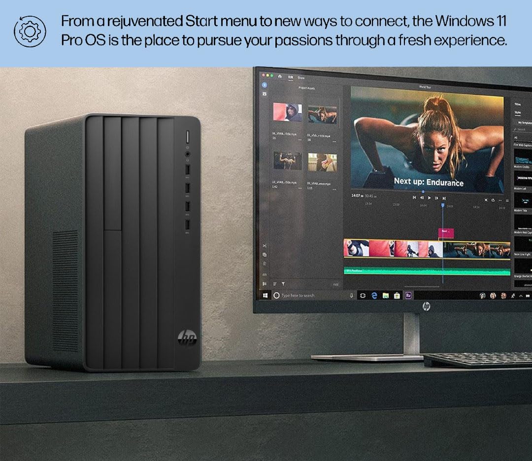 Hp Pro Tower 290 G9 Business Desktop, 13Th Gen Intel 4 Core Processor (Beats Core I7 9700), 64Gb Ram, 2Tb Pcie Ssd, 2 Monitor Su