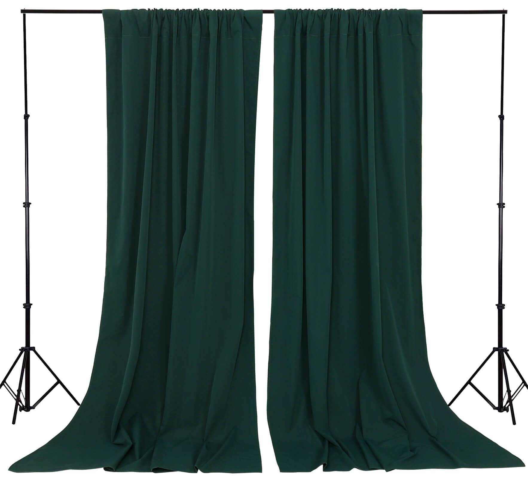 Green Backdrop Curtains 10Ft X 10Ft: Polyester Photo Backdrop Drapes   Halloween Party Photography Background Decorations