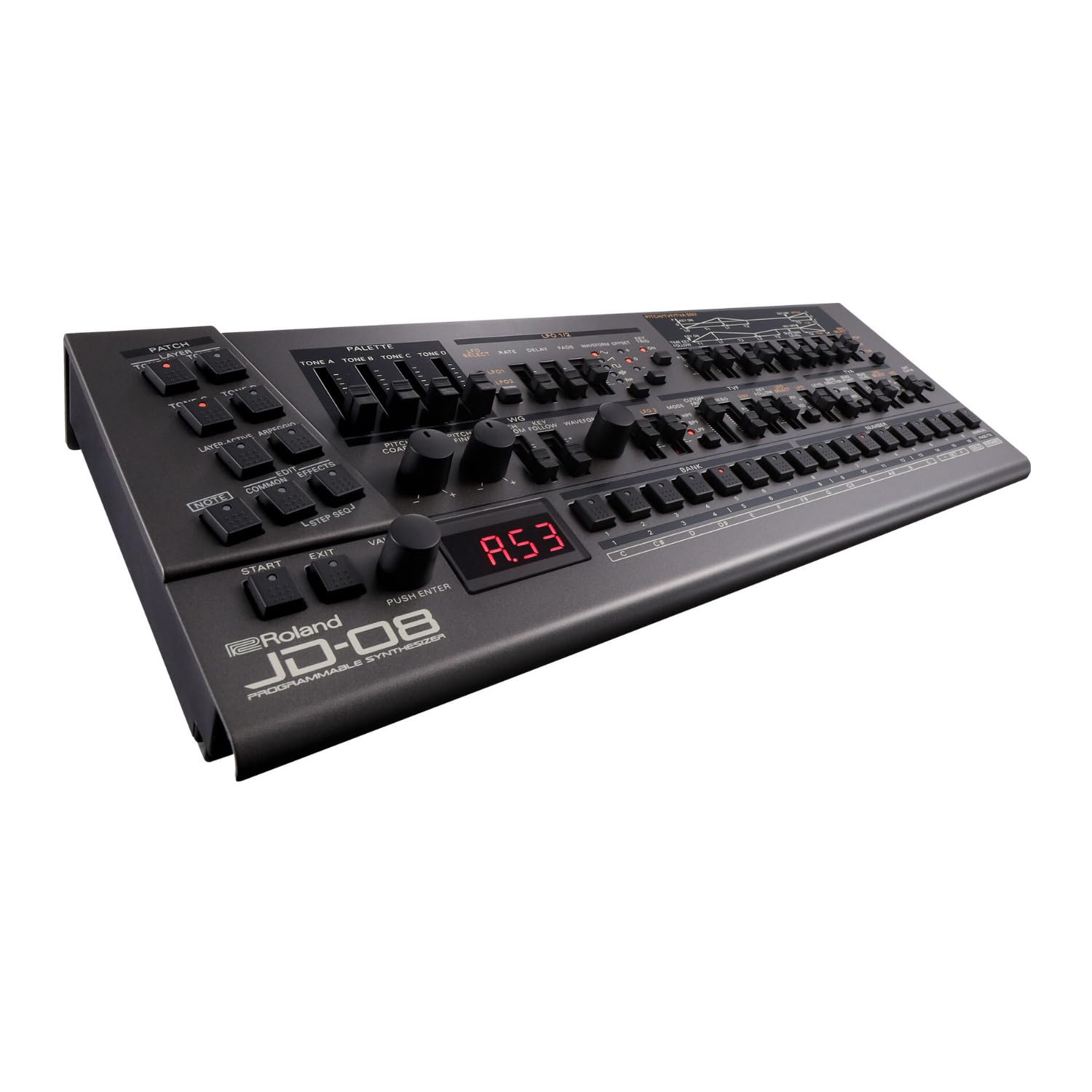 Roland Jd-08 Tabletop Sound Module Boutique Synthesizer - Compact, Lightweight, Modern With New Effects And Polyphonic Sequencer
