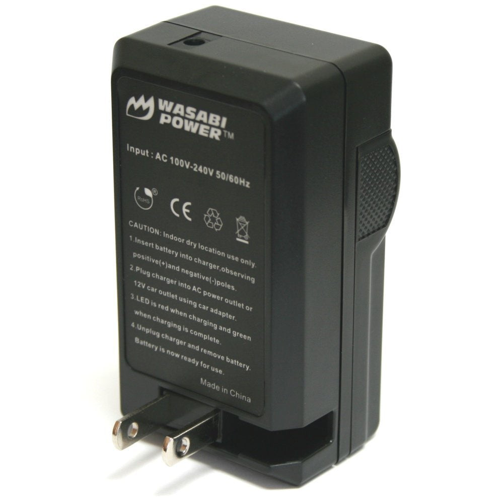Wasabi Power Battery (2-Pack) And Charger For Panasonic Dmw-Blf19 And Panasonic Lumix Dmc-Gh3, Dmc-Gh4
