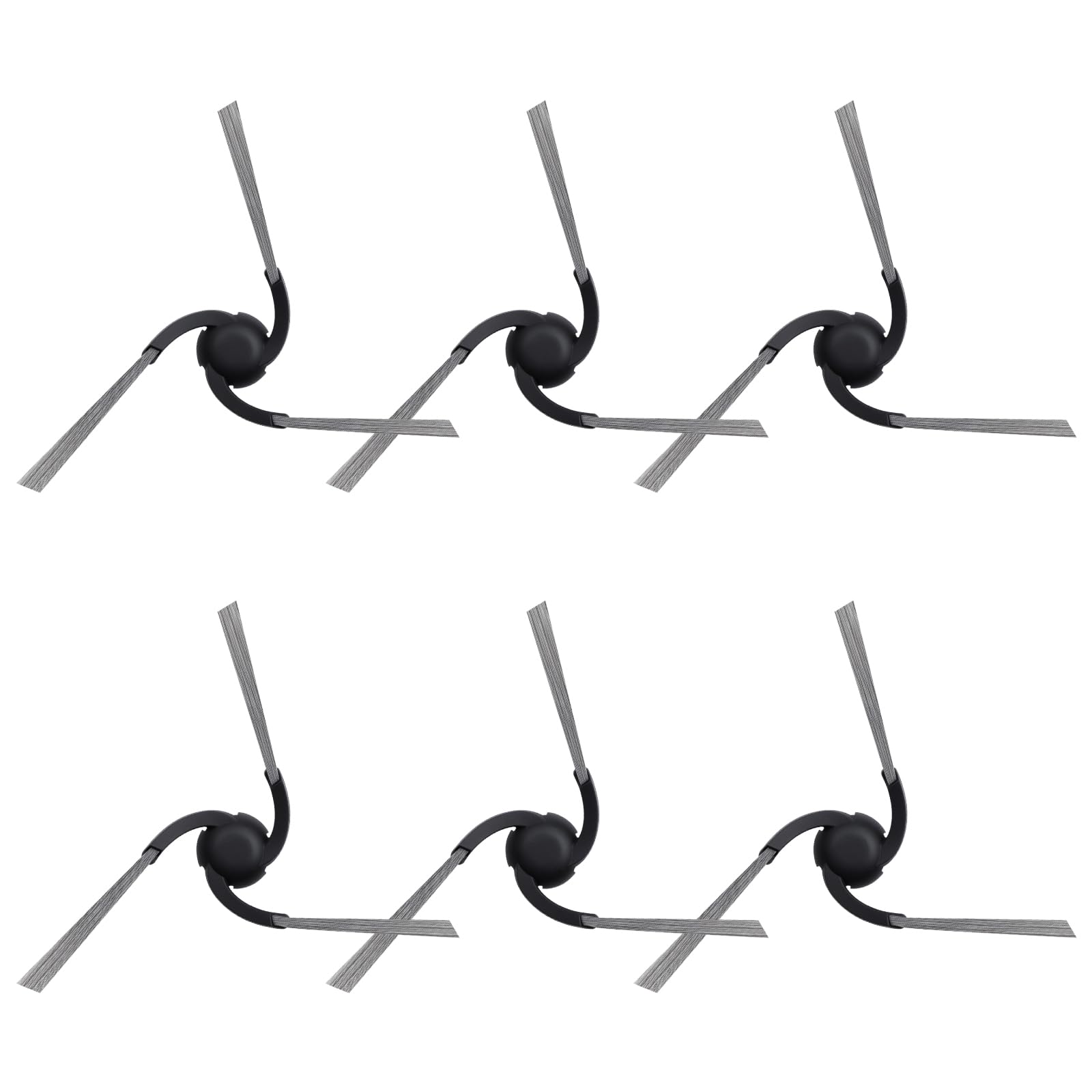 Fixbetter 6 Pack Side Brushes Replacement Compatible with Dreame D20 Air Plus Robot Vacuum, Edge Cleaning Brush Accessories for 