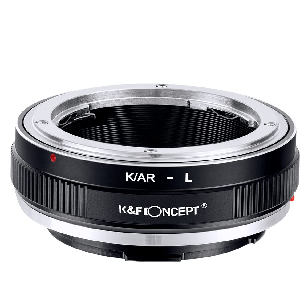 K&F Concept Lens Mount Adapter K/Ar L Manual Focus Compatible With Konica Ar Lens To L Mount Camera Body