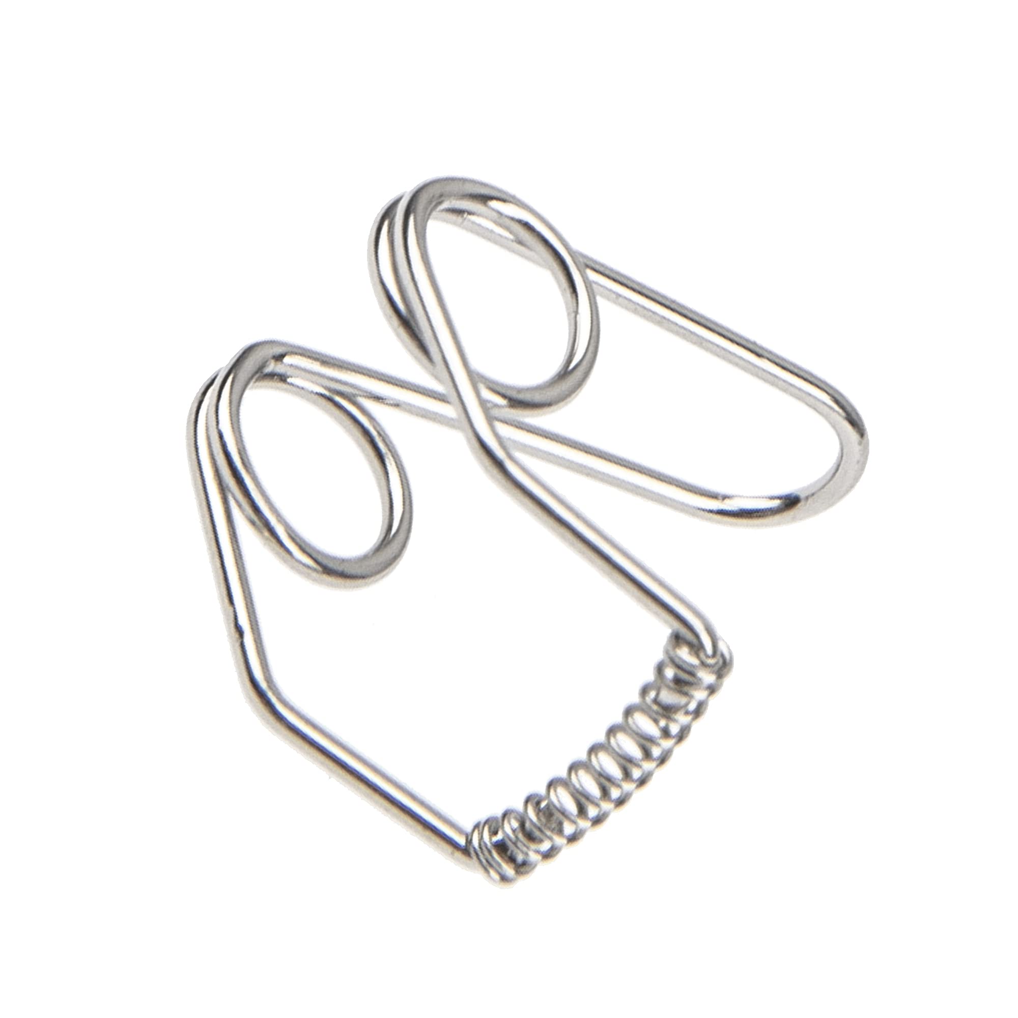 10Pcs Yootones Water Key Spit Valve Spring Compatible With Brass Instrument Parts Trumpet Repair Parts (Silver)