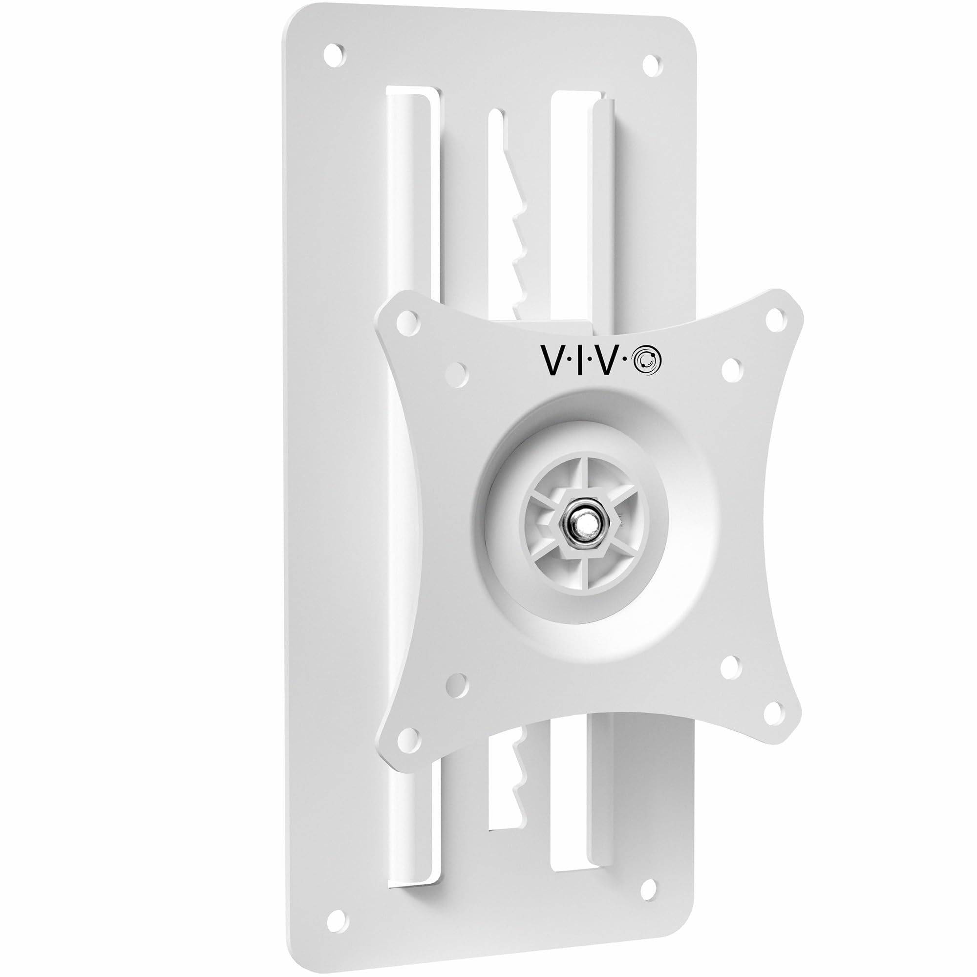 VIVO Height Adjustable 17 to 32 inch Single Monitor Articulating Wall Mount for Standing Workstations, Fits 1 Screen with Max VESA 100x100mm, White, MOUNT VW01AW