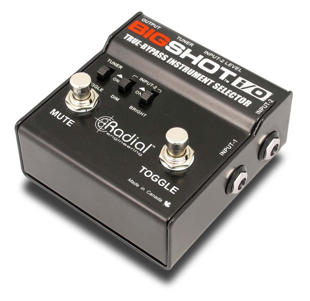 Radial Bigshot I/O True Bypass Selector Switch