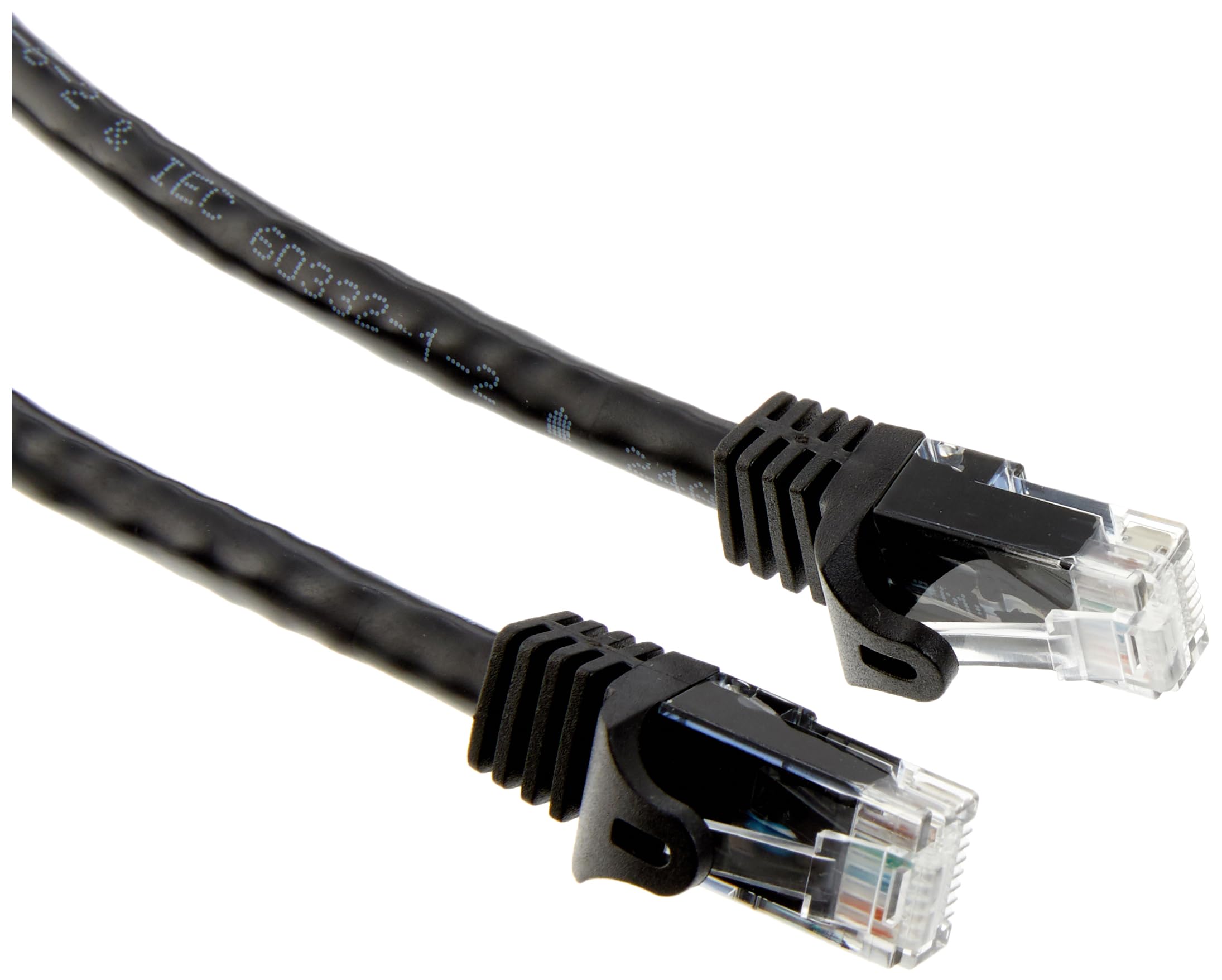 Monoprice Cat6 Ethernet Patch Cable   1 Feet   Black (12 Pack) Snagless Rj45, 550Mhz, Utp, Pure Bare Copper Wire, 24Awg   Flexbo