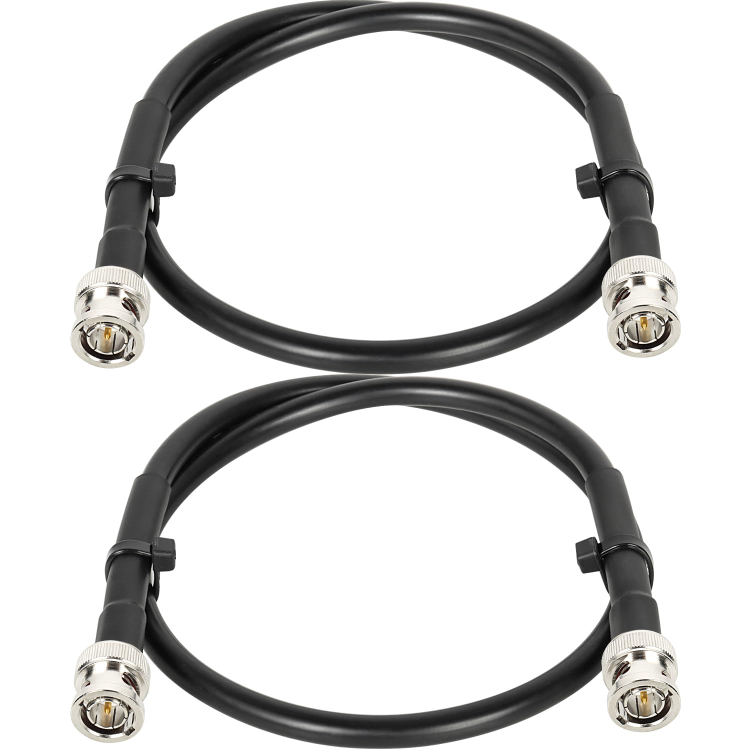 Xrds  Rf Sdi Cable 2Ft, Hd Sdi Cable 75 Ohm Bnc Male To Bnc Male Video Coaxial Cable For Video Surveillance Camera Cctv System 2