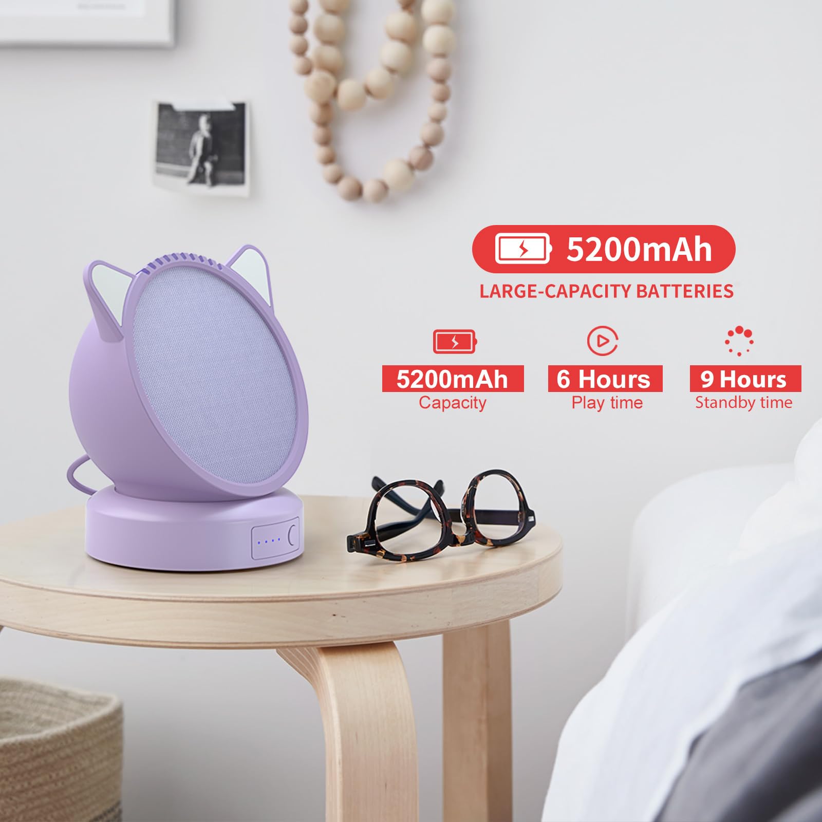 Liboer Echo Pop Battery Base Portable Battery Base For Echo Pop And Xiaodu Speaker, Echo Pop Battery Base With Protective Case (